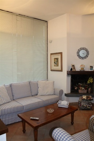 Soggiorno con camino