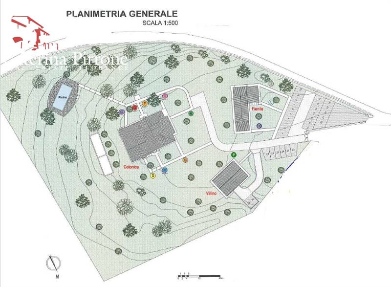 Fucecchio vendita complesso colonico con piscina