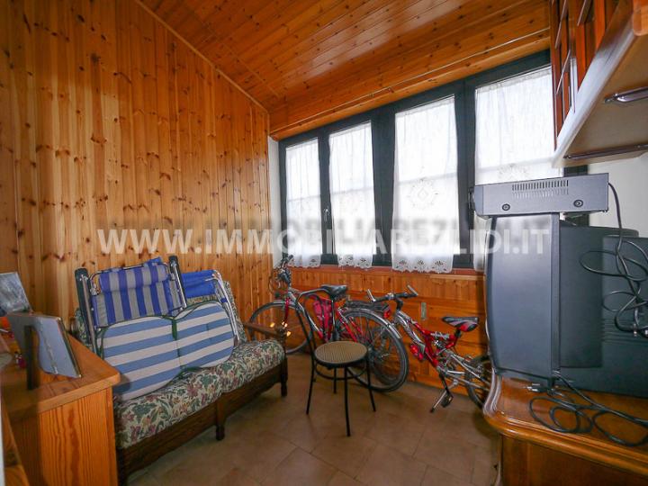 balcone verandato dalla seconda camera da letto