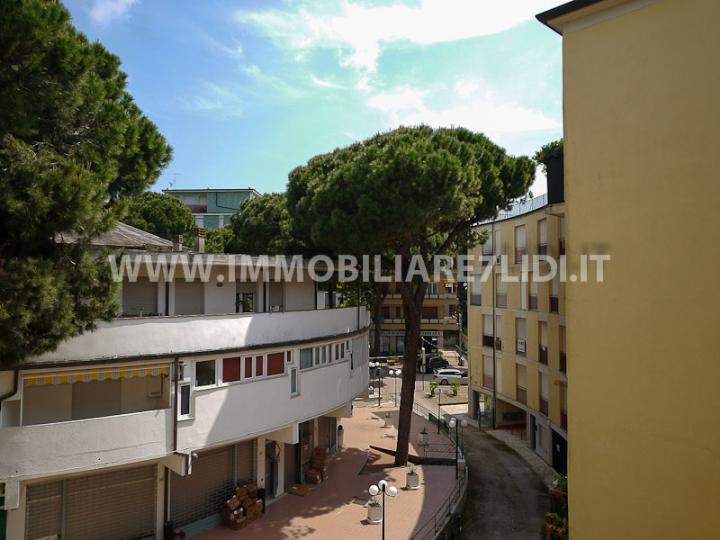 vista sul Viale dal balcone