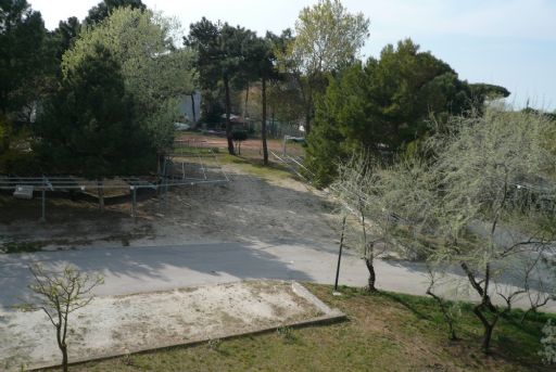 vista dalla vetrata in soggiorno