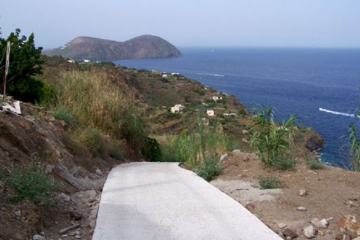 strada di accesso all'immobile