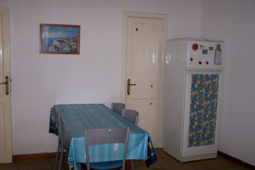 soggiorno pranzo con balcone