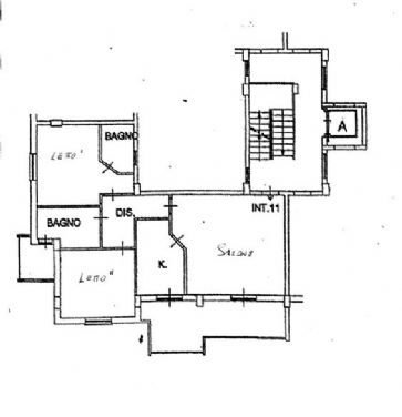 appartamento al 3° piano
