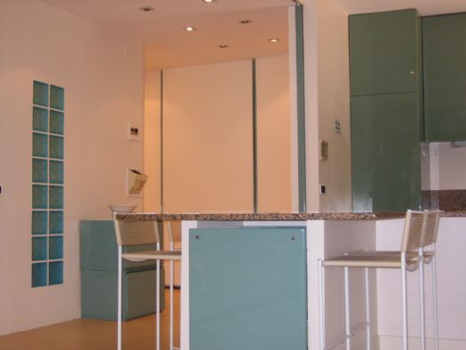 zona pranzo-cucina a vista