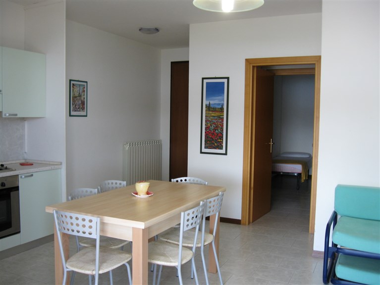 soggiorno con divano letto