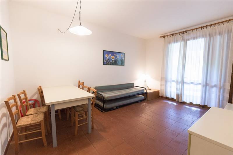 soggiorno con divano letto