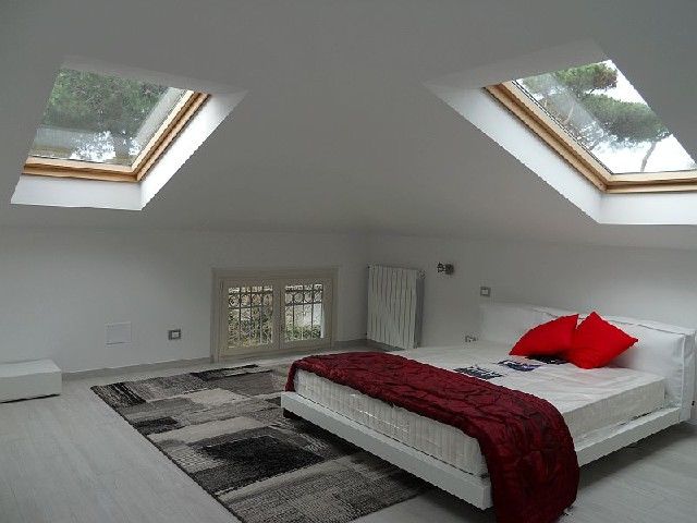mansarda camera matrimoniale con bagno esclusivo