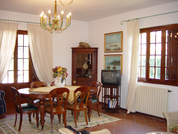 Zona giorno particolare pranzo