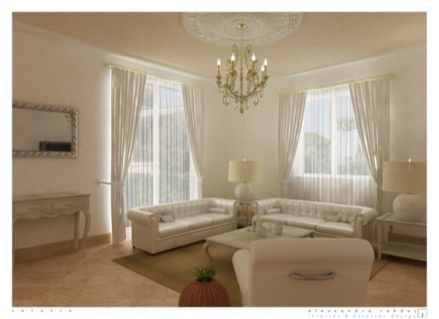 salone - salotto - rendering