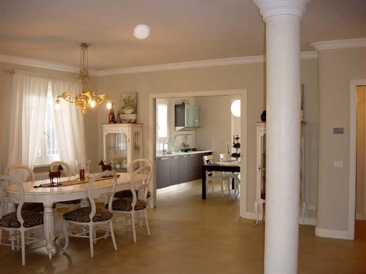 soggiorno, part. zona pranzo e cucina