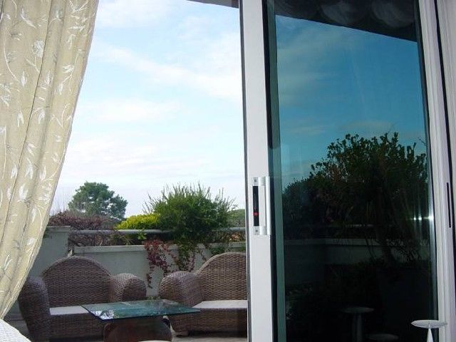 accesso al salotto sulla terrazza