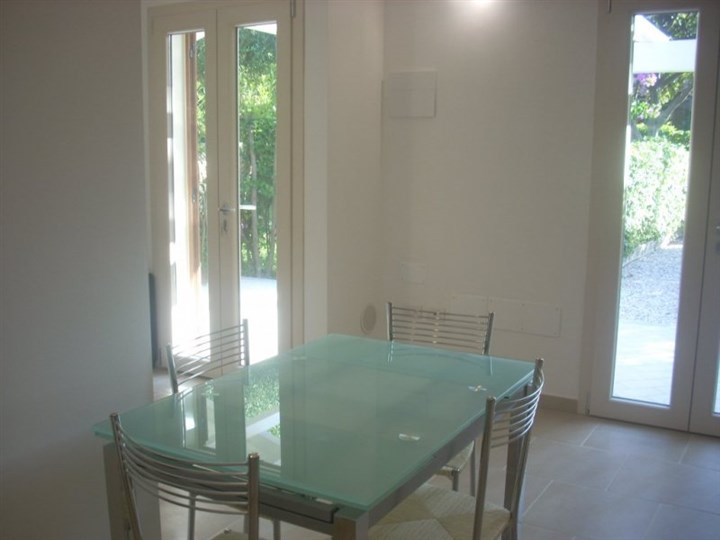 zona pranzo nel soggiorno