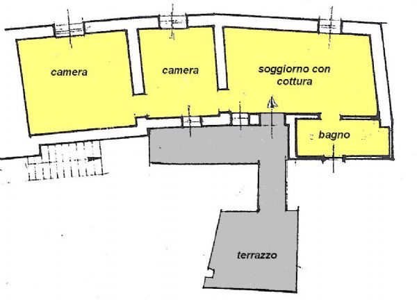 Casa semi indipendente abitabile in zona Ellera a Albisola Superiore