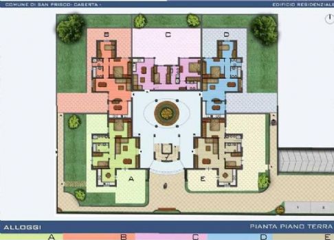 planimetria d'insiemedei piani rialzati