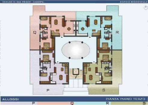 planimetria d'insieme piano terzo