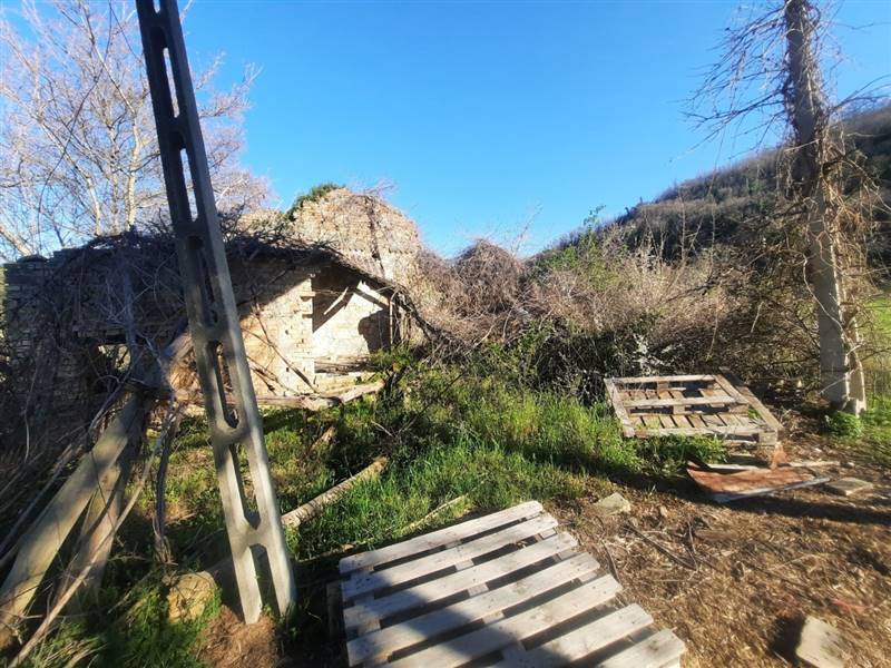 14 RIPATRANSONE - RUDERE CON TERRENO E VISTA PANOR