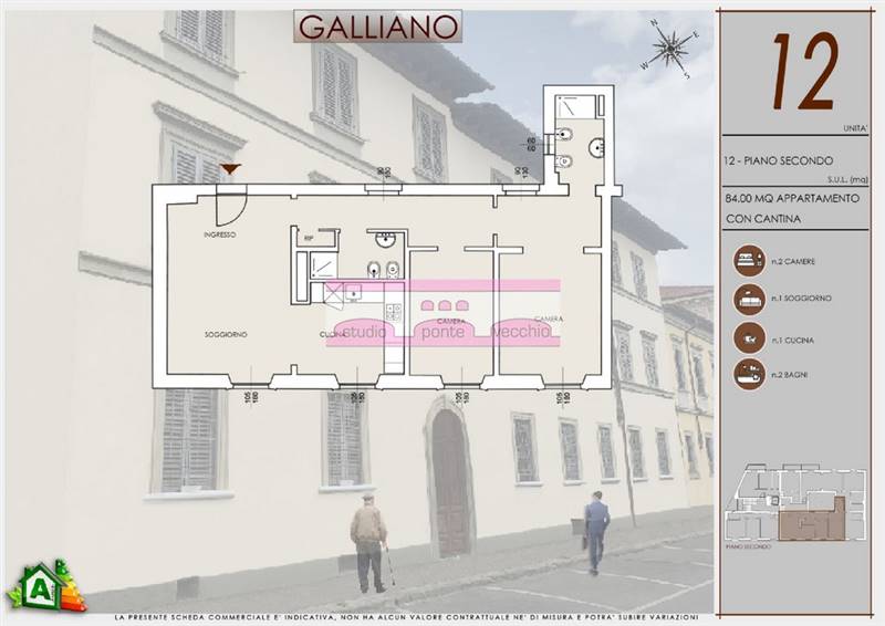 Quadrilocale in Via Galliano 24 in zona San Iacopino a Firenze