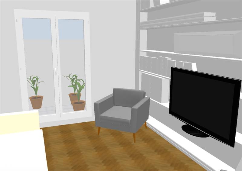 Soggiorno dall'ingresso